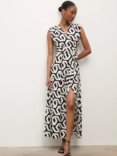 Answear.LAB sukienka letnia z biała