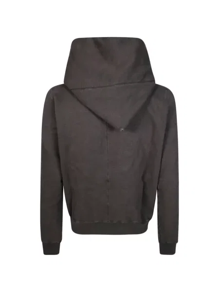 Hanorac cu glugă Rick Owens Drkshdw asimetric maro