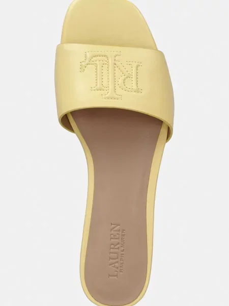 Кожаные шлепанцы Lauren Ralph Lauren