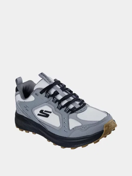 Кожаные кроссовки Skechers серые