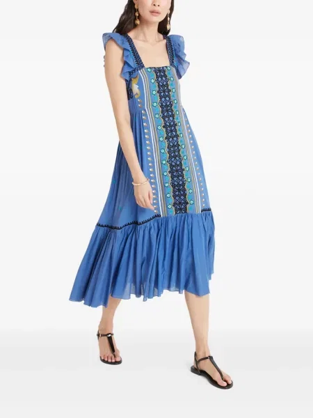Костюм рокля Temperley London синьо