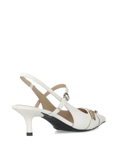 Pantofi cu toc Pinko slingback alb