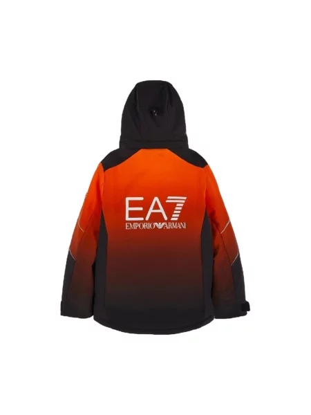 Geacă Emporio Armani Ea7 portocaliu
