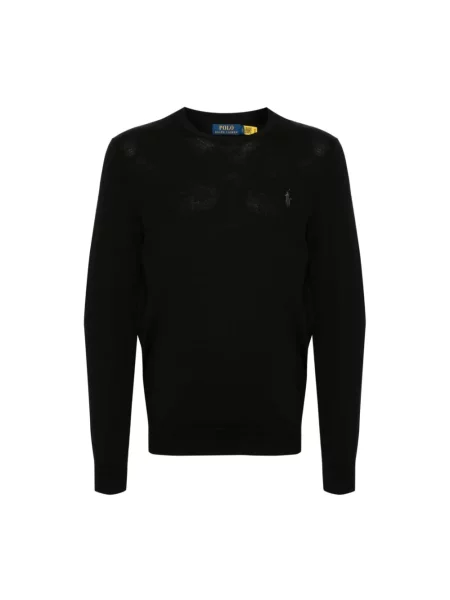 Sweter Polo Ralph Lauren wełniany czarny