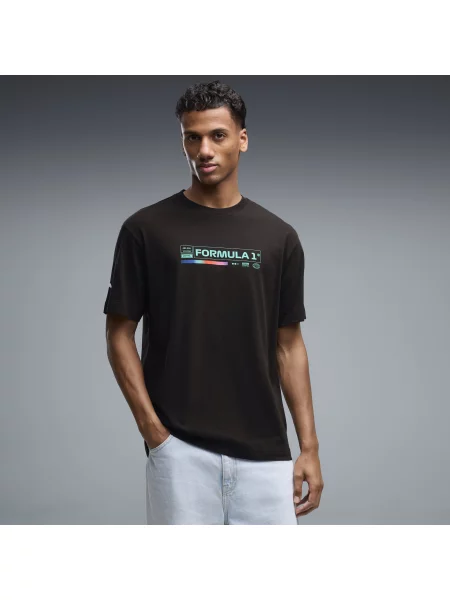 PUMA koszulka Lifestyle Vegas o luźnym kroju Odzież S czarny