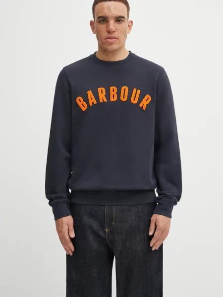 Barbour bluza melanżowa granatowy