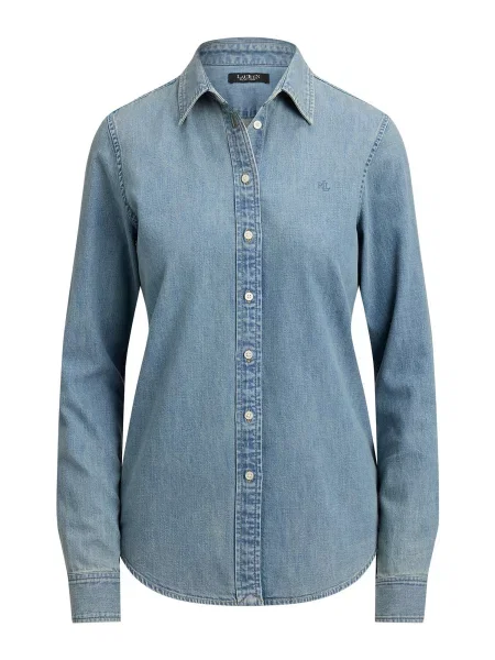 Lauren Ralph Lauren Bluză denim albastru