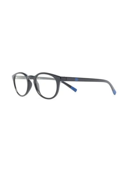 Apvalūs saulės akiniai Dolce & Gabbana Eyewear juoda