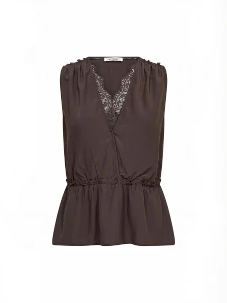 Co'couture Top SurnnyCC închis maro