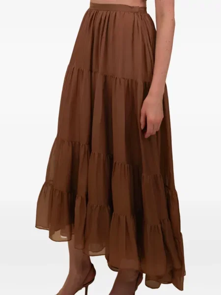 Maksi spódnica maxi Azeeza brązowa