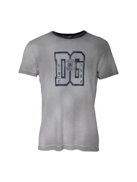 Koszulka Dolce And Gabbana z logo szara