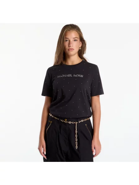 Тениска Michael Kors Classic Mk Stud Tee Black черно