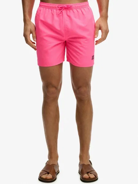 Superdry & Co Șorturi de baie ESSENTIAL roz