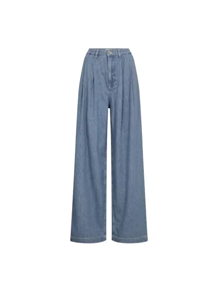 Szerokie jeansy Mos Mosh niebieskie