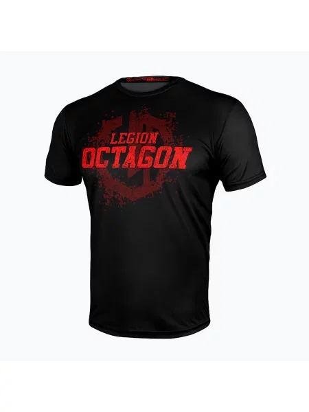 Szorty Octagon w stylu grunge czarne