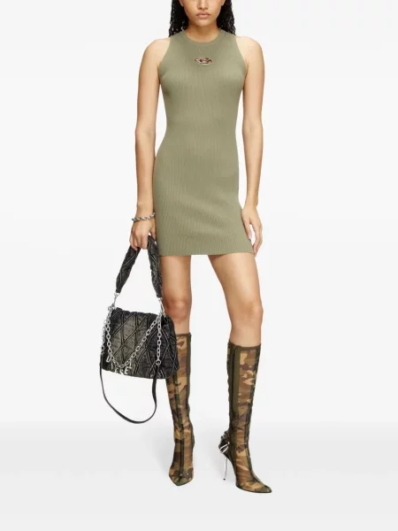 Rochie mini Diesel de costum verde