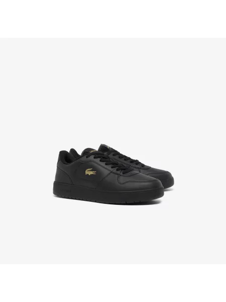 Lacoste Skórzane Sneakersy Court Ace czarne