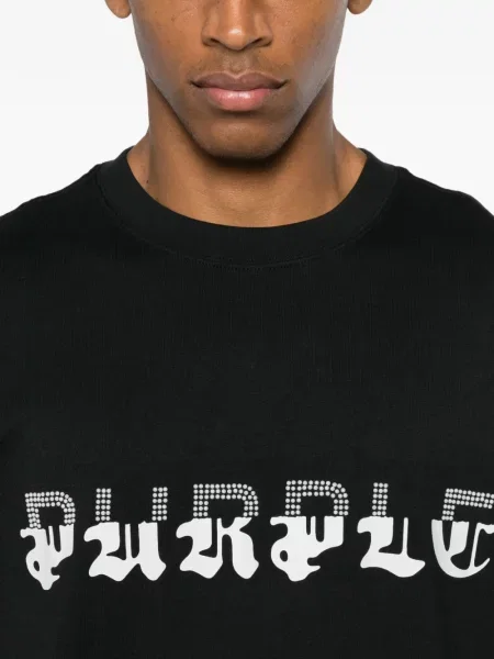 Tricou Purple Brand scurt negru