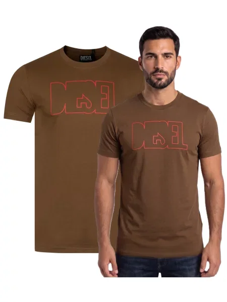 Tricou Diesel maro