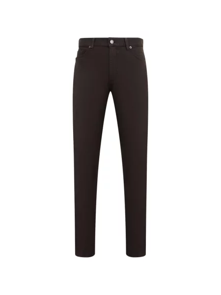 Дънки Zegna кафяво