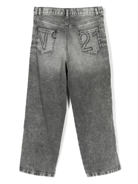 Jeansy straight leg dziecięce N°21 szare