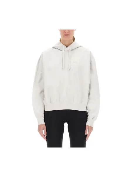 Bluza z kapturem Y-3 frotte biała