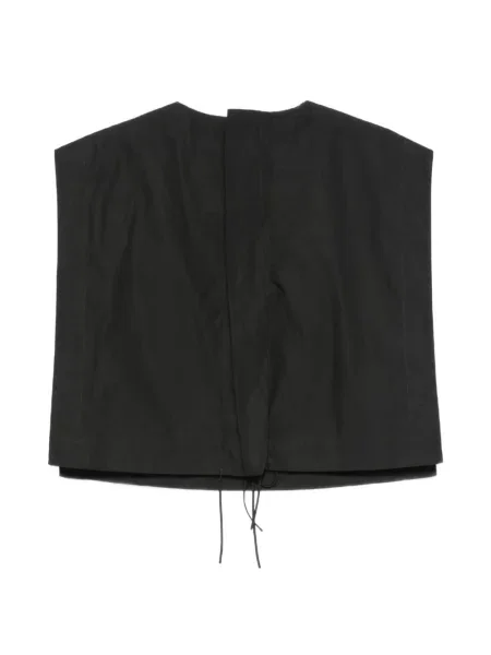 Decupat top Tibi negru