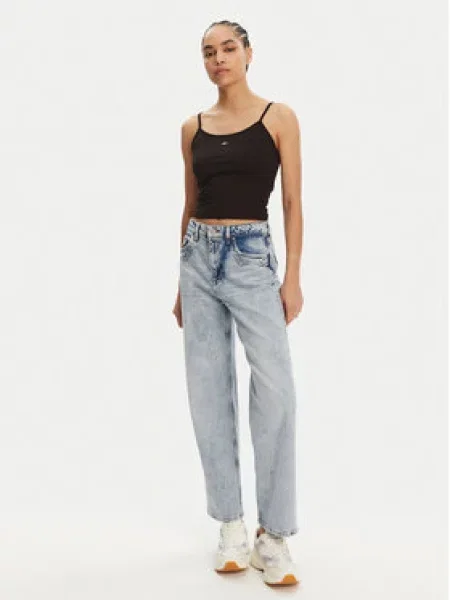 Tommy Jeans Jeansy Layla Straight Fit modrá