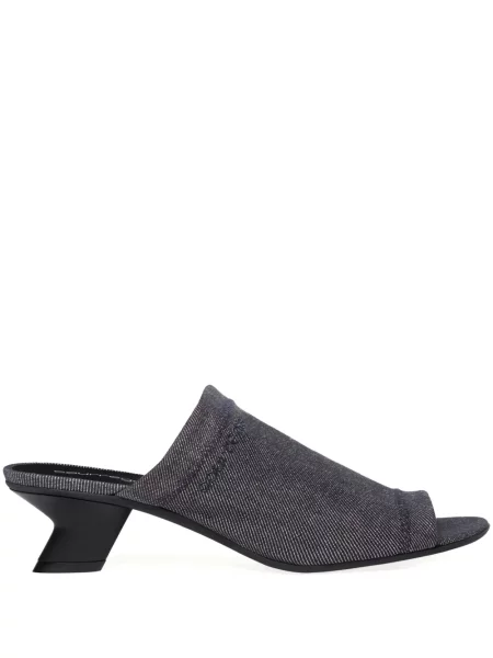 Papuci tip mules Courreges gri