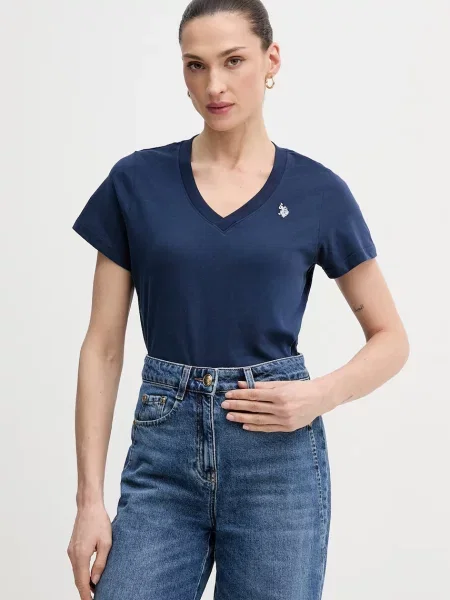 U.S. Polo Assn. tricou din V-NECK
