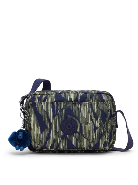 KIPLING Geantă de umăr Abanu M bleumarin / oliv / pastel verde