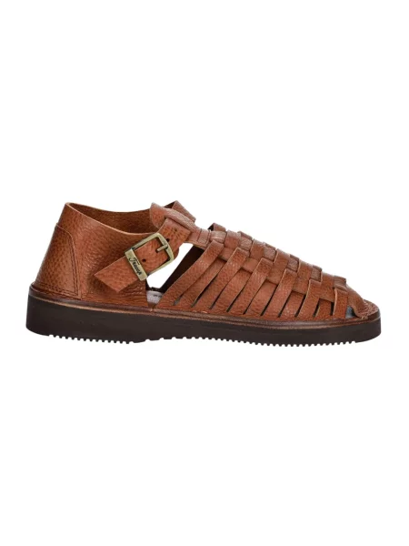 Fracap sandały skórzane Sandals brązowe