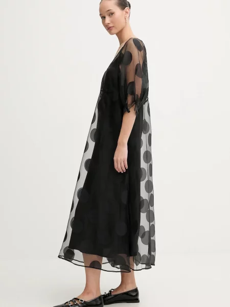 Сукня Stine Goya midi розкльошена чорний