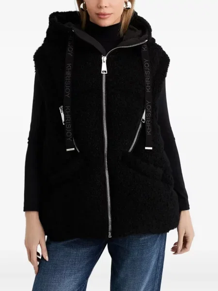 Kamizelka Khrisjoy z kapturem czarna