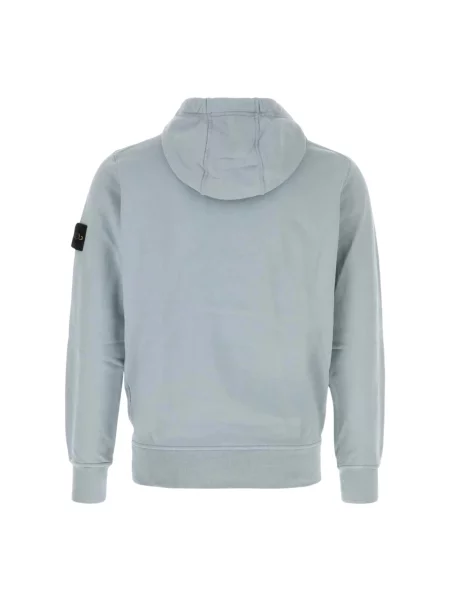 Bluza z kapturem Stone Island z kamieniami niebieska