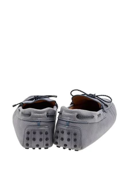 Pantofi loafer Tod's cu funde țesuți gri