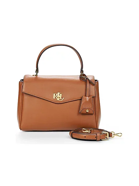 Crossbody torbica Lauren Ralph Lauren rjava