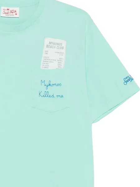 Tricou Mc2 Saint Barth cu imagine verde
