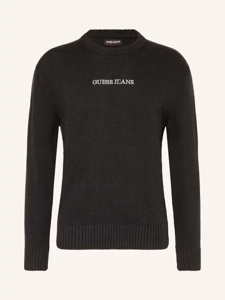 Guess Jeans Sweter schwarz czarny