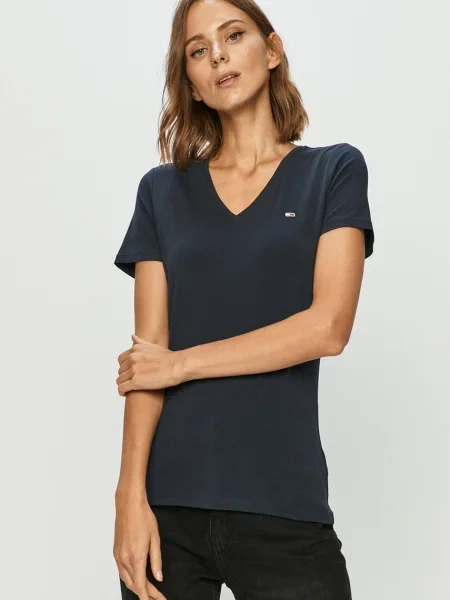 Majica Tommy Jeans modra
