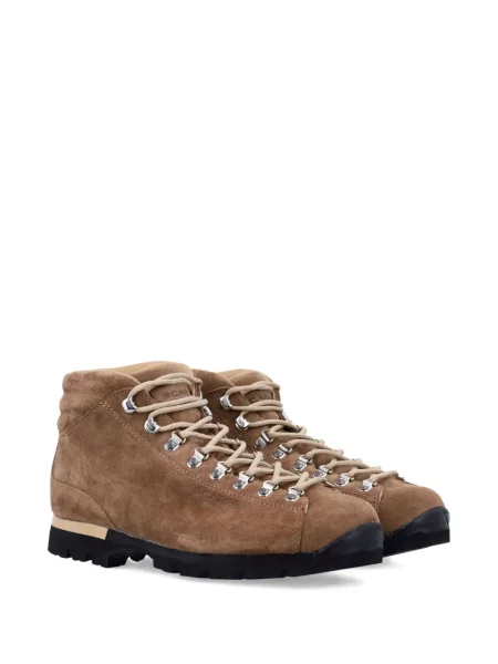 Μποτάκια Scarpa με κορδόνια με δαντέλα καφέ