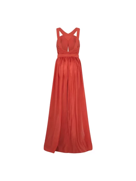 Sukienka Alberta Ferretti czerwona
