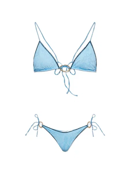 Bikini Oseree din dantelă albastru