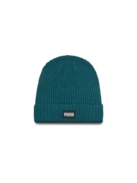 Zimní čepice PUMA Ribbed Classic Cuff cold green zelený