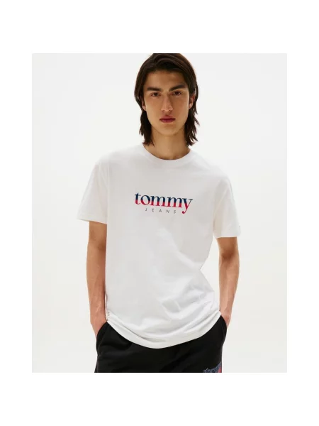Koszulka Tommy Jeans Regular DNA Krótki Rękaw Czysty XL biały
