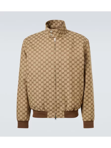 Платно яке тип бомбър Gucci бежово