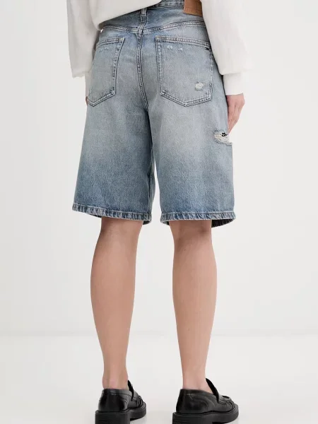 Tommy Jeans szorty jeansowe niebieskie