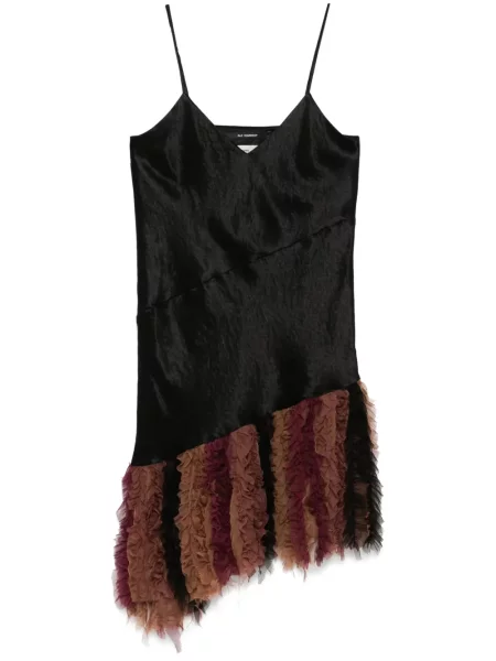 Rochie Song For The Mute din șifon de costum negru
