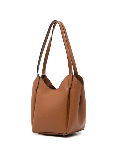 Geantă Guess cu autograf maro