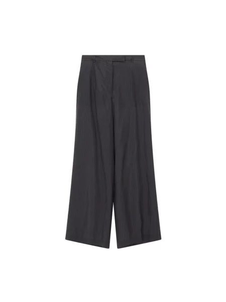 Spodnie Dries Van Noten brązowe